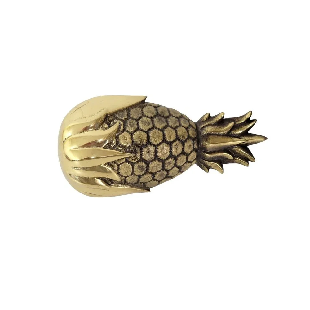 Michael Healy Designs Brass Pineapple Door Knocker Large Size - Picture 3 of 6